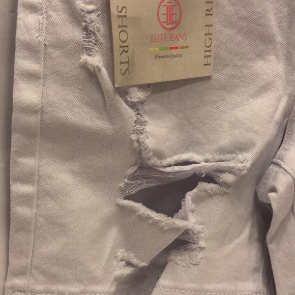 Elite Jeans NWT HiRise ButtonFly Distressed J5/6 - Picture 12 of 13